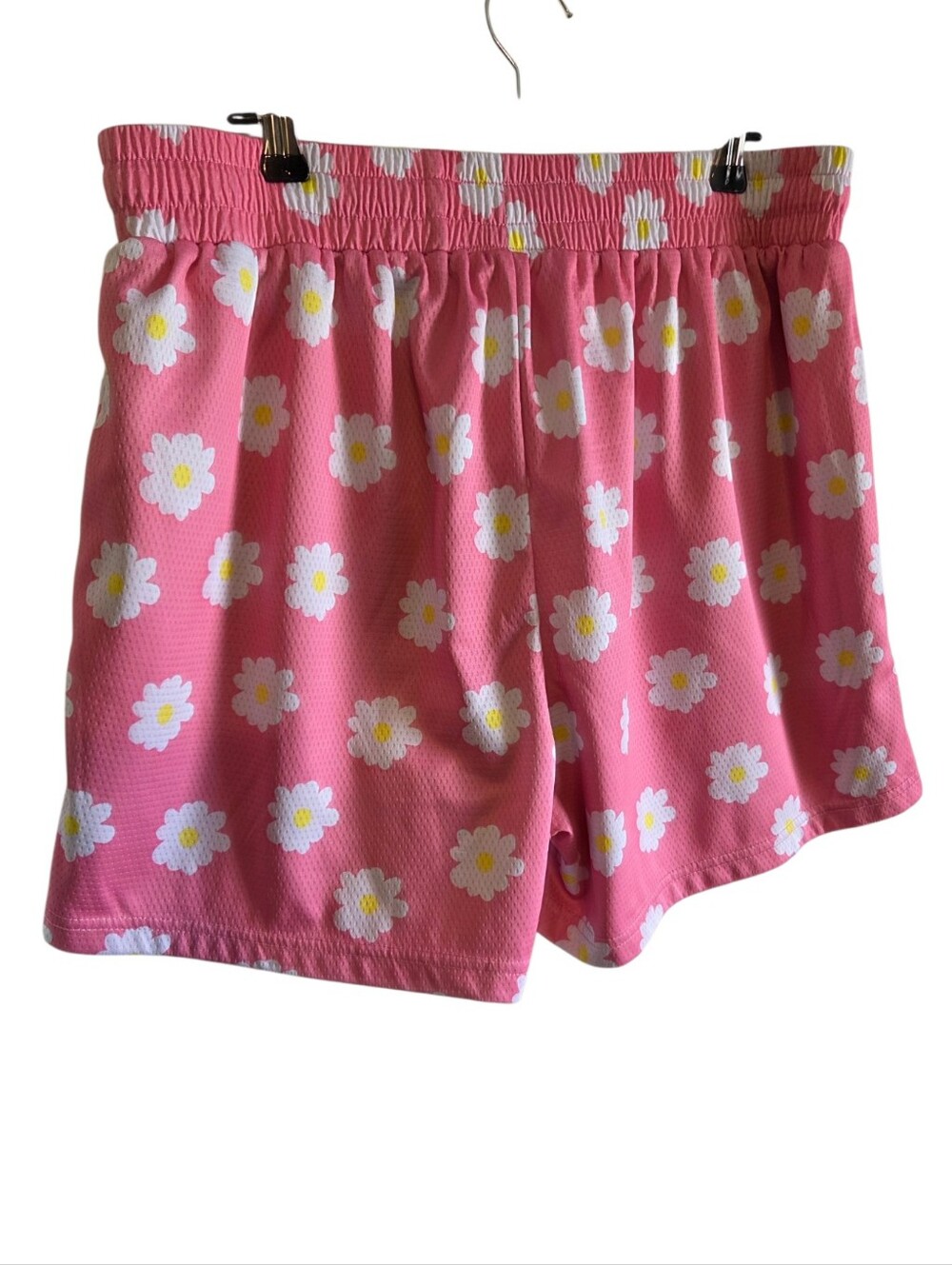 Kill Crew Unisex Pink White Daisy Athletic Logo Shorts Size 3X ~ Pre-Owned - Picture 5 of 8